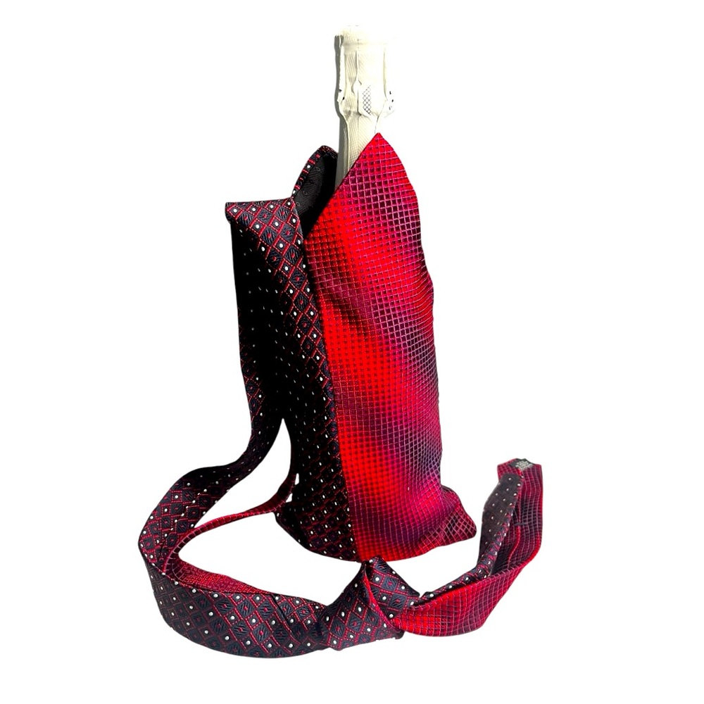 Crossbody Bag Hand made from Silk Ties.